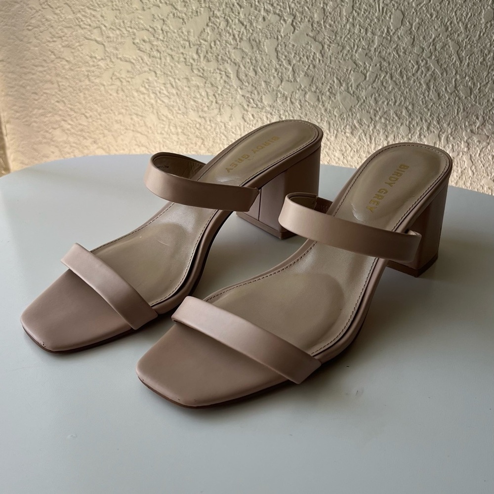 Nude Birdy grey sandals, heels